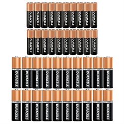 Duracell (20aa & 20aaa) Duralock Copper Top Alkaline Batteries W/ Free Gift Exp 2024/2025