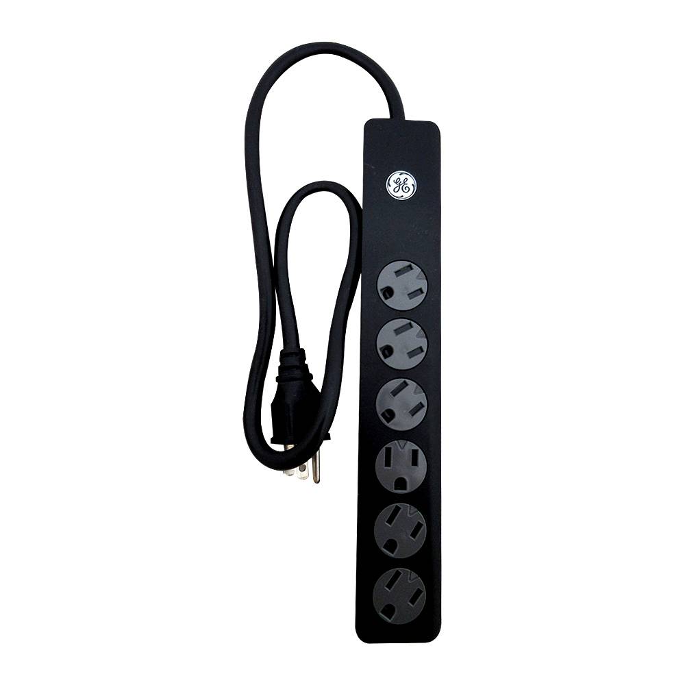 Multicontacto General Electric Supresor De Picos Mod. 2564s Negro
