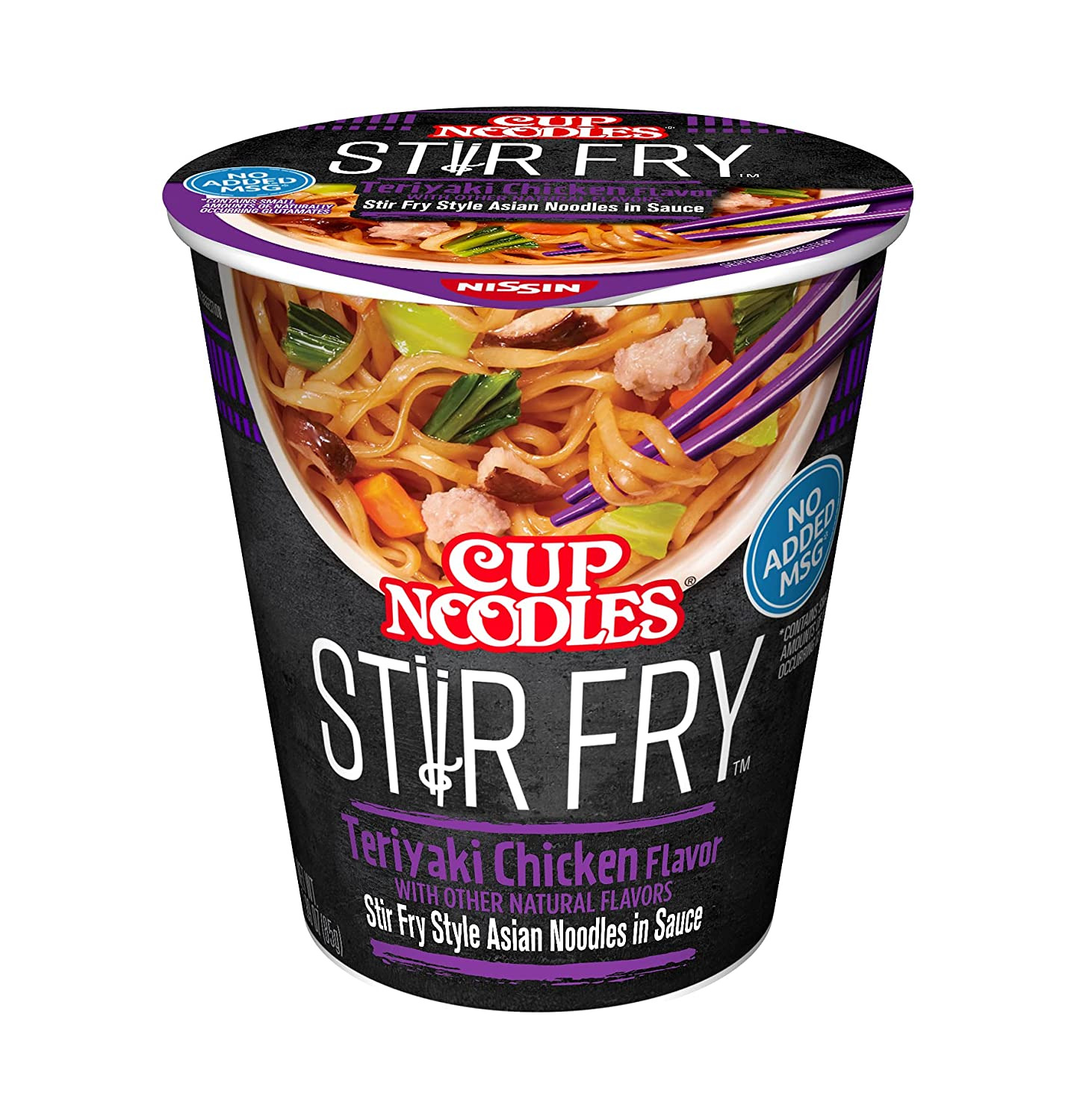 Nissin Foods Cup Noodles Stir Fry Noodles  Teriyaki Chicken Flavor  3 Oz Cup  Shelf-Stable thumbnail