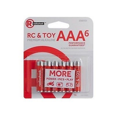 RadioShack 'AAA' Premium Alkaline Batteries - 6 Pack