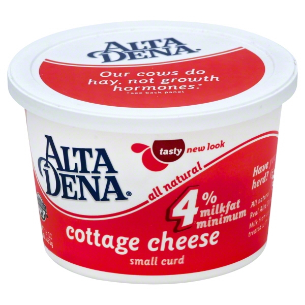 Alta Dena 4% Milkfat Small Curd Cottage Cheese, 16 Oz.