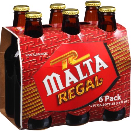 Malta Regal Non-alcoholic Malt Beverage, 12 Fl Oz, 6 Pack