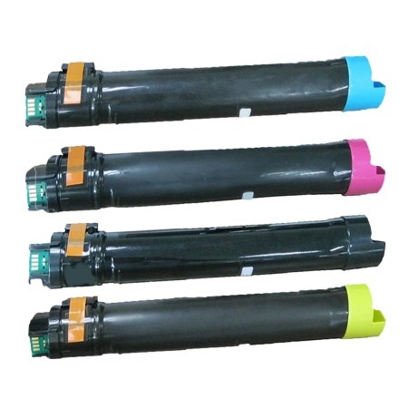 4 Pack New Compatible with Xerox 006r01513-006r01516 Toner Cartridge for Xerox Phaser 7525 7530 7535 7545 7556 Bk 26000, Cmy 15000 Page Yield
