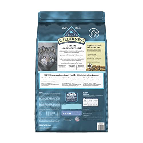Blue Buffalo Wilderness Healthy Weight Adult Large Breed Dry Dog Food  Chicken  28-lb thumbnail