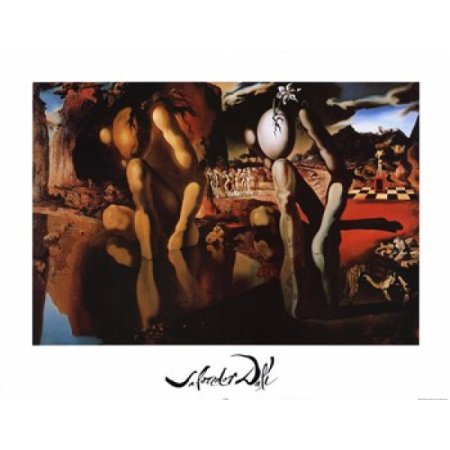 Metamorphosis of Narcissus Poster Print by Salvador Dali (28 X 22)