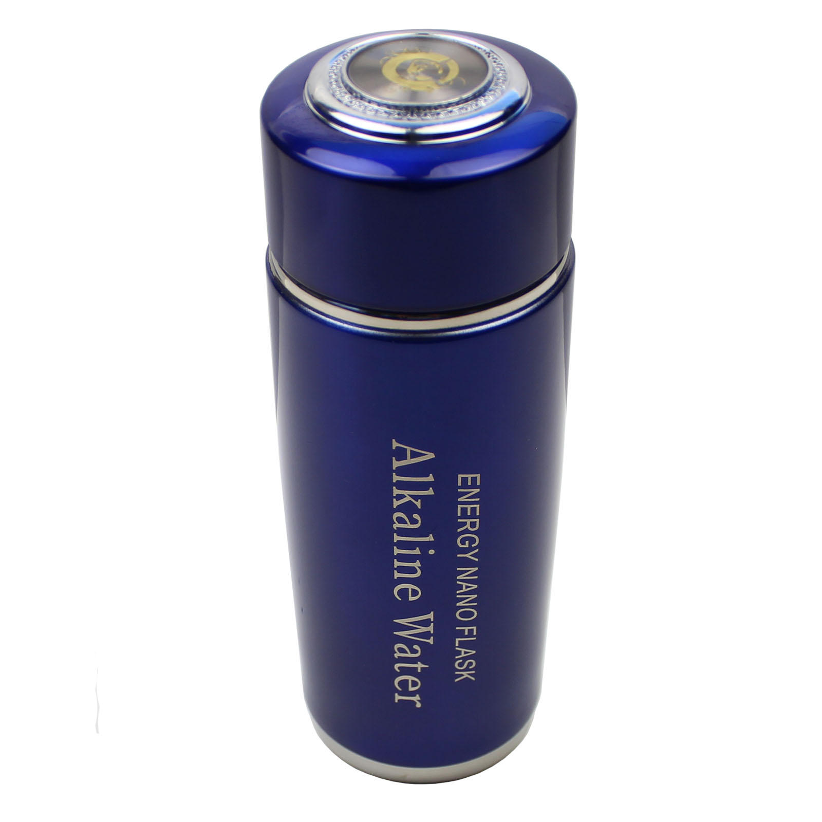 Blue Alkaline Energy Flask PH Ionizer Water Bottle with Case