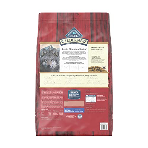 Blue Buffalo Wilderness Adult Large Breed Dry Dog Food  Red Meat & Whole Grains  24-lbs thumbnail