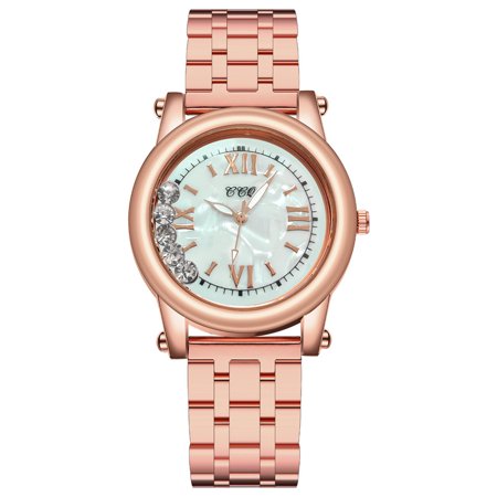 MIANHT Women Fashion Watch Clock Stainless Steel Casual Dress Wrist Crystal - 2022 FashionWomen Fashion Watch B-#11808