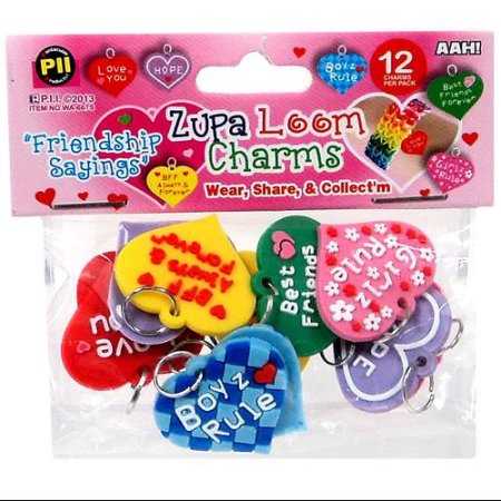 D.i.y. Do It Yourself Bracelet Zupa Loomi Bandz Bracelet Charm 12-pack [conversation Hearts]