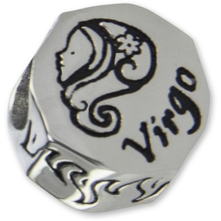 Connections from Hallmark Stainless Steel Zodiac Sign Charm, Select Your Sign