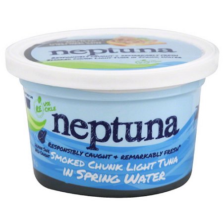 Neptuna Smoked Chunk Light Tuna in Spring Water, 5.2 Oz, (pack of 12)