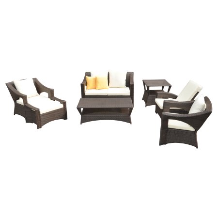 Opulence Collection 7 Piece Reclining Patio Set