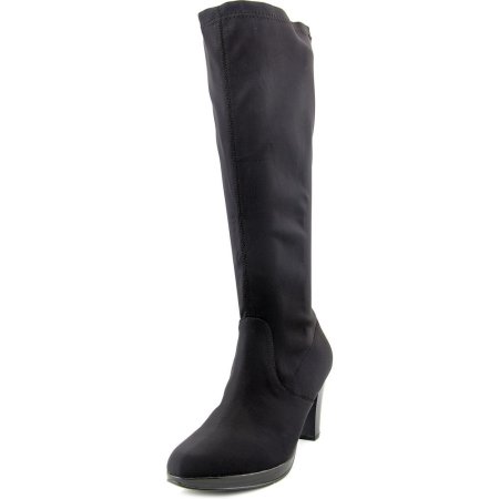 Mootsies Tootsies Panda Women Round Toe Canvas Black Knee High Boot