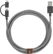 Dual Head Belt Cable 6.5ft Native Union - Zebra