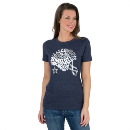Dallas Cowboys Charm Crew Neck Tee