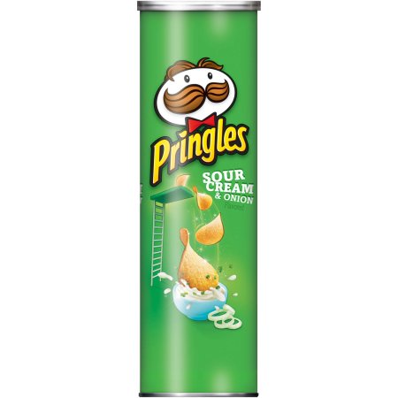 Pringles, Potato Crisps, Sour Cream & Onion, Sour Cream & Onion