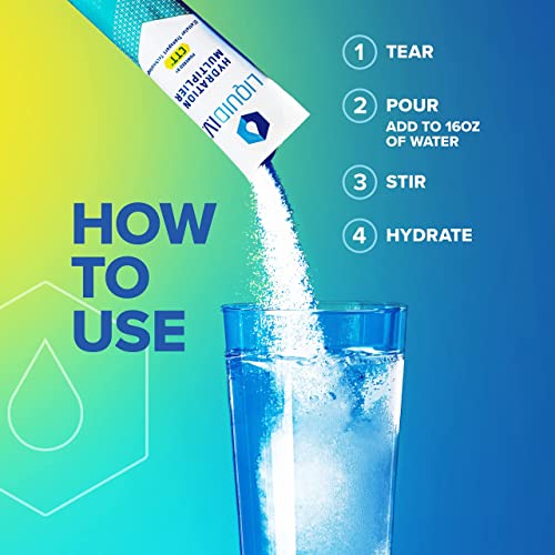 Liquid I.V. Hydration Multiplier - Lemon Lime - Powder Packets | Electrolyte Drink Mix | Easy Open Single-Serving | Non-GMO | 16 Stick thumbnail