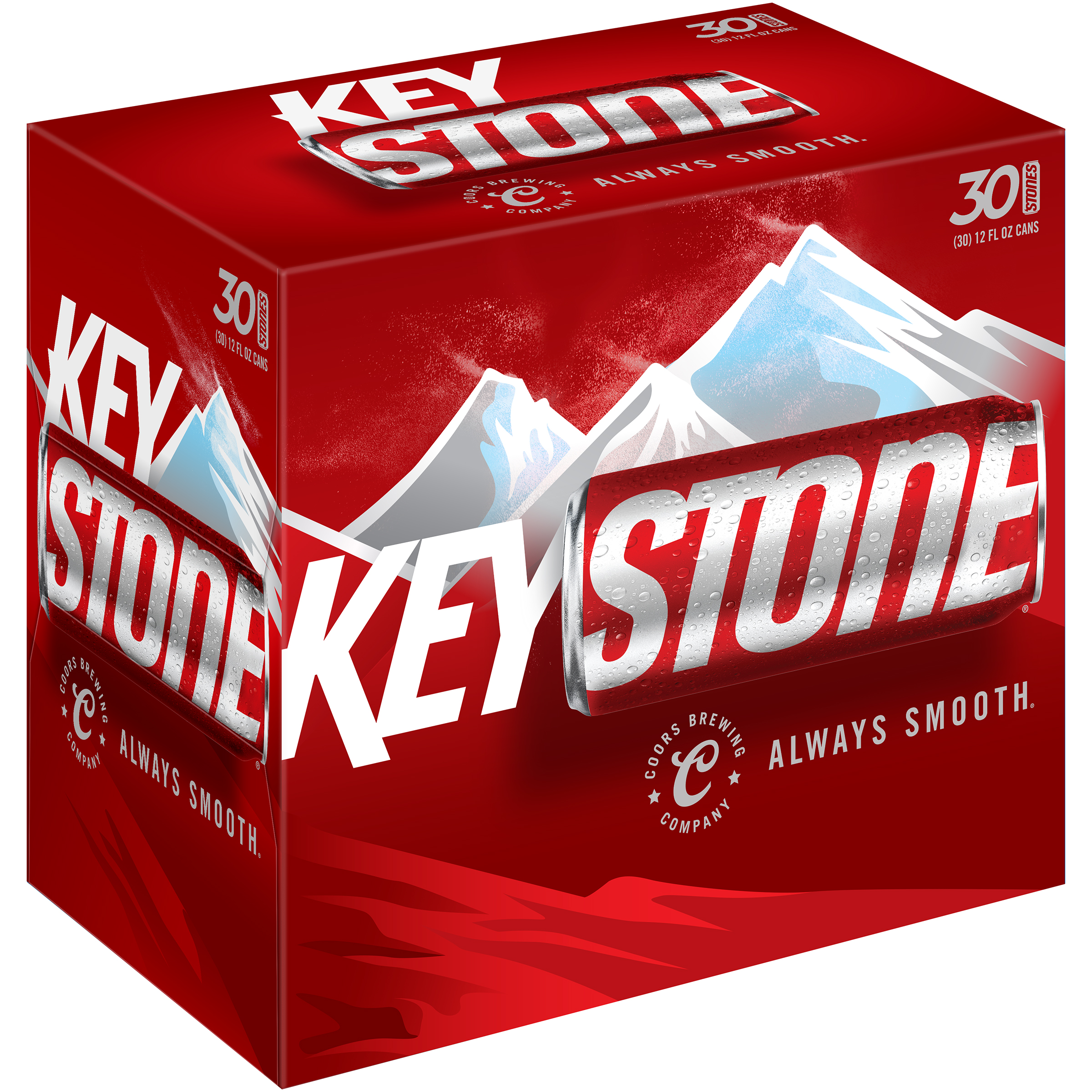Keystone Lager Beer, 30 Pack, 12 Fl. Oz. Cans, 4.4% ABV