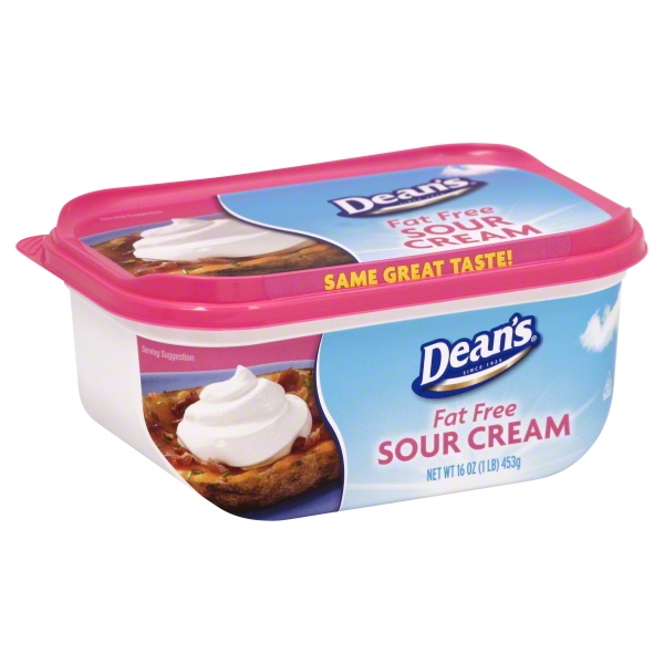 Dean's Fat Free Sour Cream, 16 Oz.