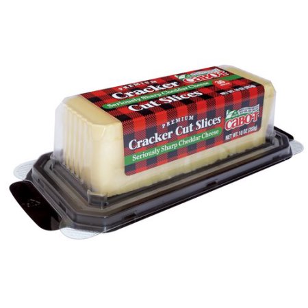 Seriously Sharp Cheddar Cheese Cracker Cut Slices