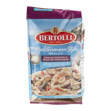 BERTOLLI, MEDITERRANEAN STYLE MEAL FOR 2, GRILLED CHICKEN & ROASTED VEGETABLES