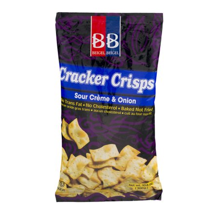 Beigle Beigel Cracker Crisps Sour Creme & Onion, 10.6 Oz