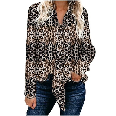 Sentmoom Long-Sleeve Stripes Printed Pullover Work Blouses for Women Fashion 2022 Soft Fitted Pullover Top V-neck Temperament Classic Blouses Lightwei