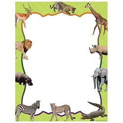 Teacher Created Resources Safari Animals Blank Chart (7751)