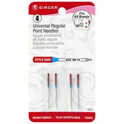 Universal Regular Point Machine Needles-size 14/90 4/pkg