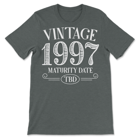 Born in Year 1997 Vintage Shirt - Maturity TBD