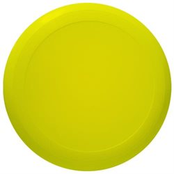10 Flying Frisbee Style Hard Plastic Disc - Yellow (case Pack of 100) Promo Item Your Logo Here