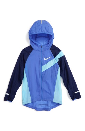 Boy's Nike Impossibly Light Jacket, Size M (10-12) - Blue