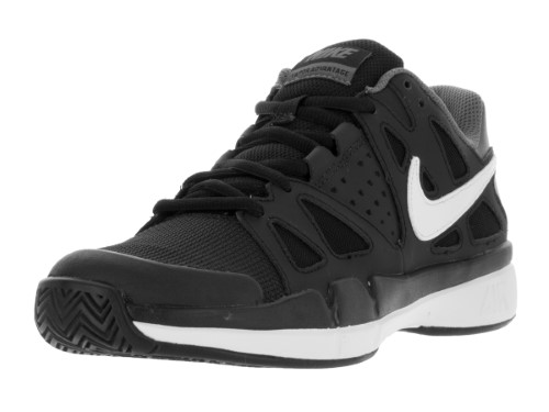 Nike Men's Air Vapor Advantage Black/White/Dark Grey Tennis Shoe 8.5 Men US / 10 Women US