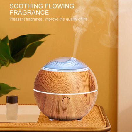 Usupdd New LED Mountain View Aroma Diffuser USB Desktop Office Diffuser Aerosol Dispenser Usupdd WBB220817-4807