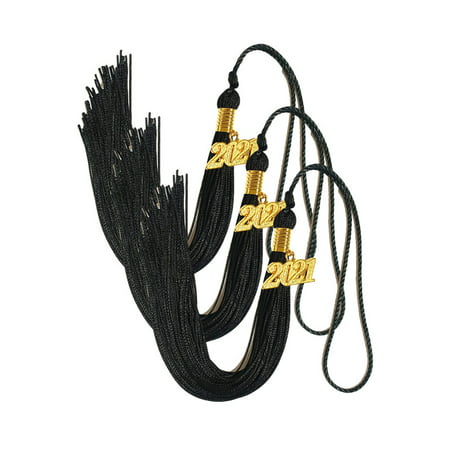 Zpj3#7751 Academic Grade Graduation Tassels with 2021 Gold Pendants Graduation Grade Tassels Z#7751 XX2