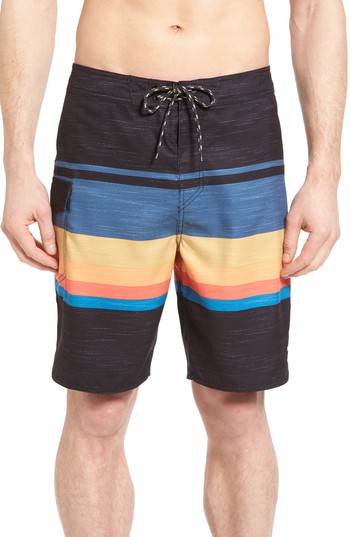 Men's Rip Curl Golden Hour Board Shorts, Size 38 - Black