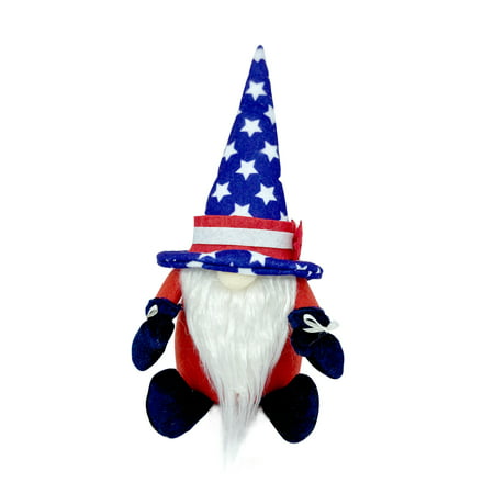 Usupdd Patriotic Gnome Plush President Election Decoration - American Veterans Day Gift Usupdd 220805-4742