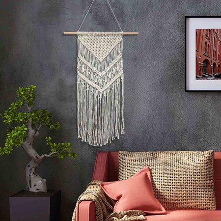 DDgui New Bohemian Macrame Hand Woven Wall Hanging Tapestry Home Art Decoration DDgui WAA220920-4397