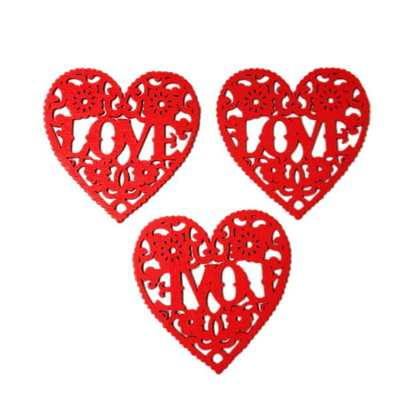 Buodes Yard Decorations 10pcs Valentines Day Decoration Heart-shaped Mask Souvenir Tree Hanging Ornament