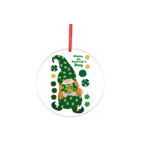 Miximx St. Patrick S Fun Faceless Doll Pattern Pendant Home Decoration - New Novel St. Patrick S Fun LTZ#6505