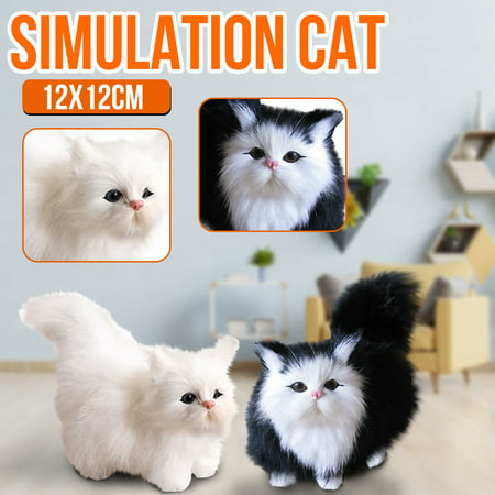 Usupdd Simulation Cat Plush Ornaments Decoration Simulation Animal Models Usupdd WAA220816-5105