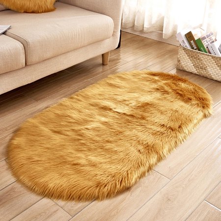 DDgui New Upgraded Super Soft Faux Sheepskin Area Rugs for Bedroom Floor Shaggy Plush Carpet Faux Rug Bedside Rugs DDgui LBB220922-2289