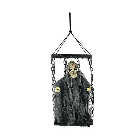 MIANHT Cage Hanging Ghosts Glowing Ghosts Called Skeleton Ghosts Decorative Ornaments - 2022 Cage Hanging Ghosts L-#9585