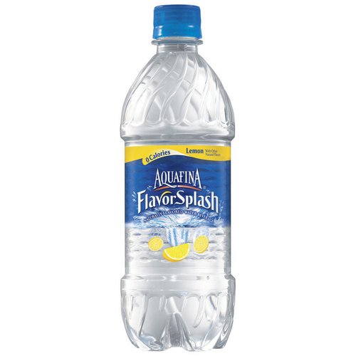 Aquafina Flavor Splash Lemon Water, 20 Fl. Oz.
