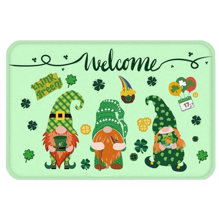 MIANHT St. Patrick S Day Welcome Doormats Home Carpets Decor Carpet Living Room Carpet - 2022 St. Patrick S Day O-#9862
