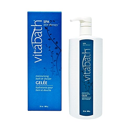 Vitabath Spa Skin Therapy Moisturizing Bath & Shower Gel Wash Nourishing Replenishing Oils Deeply Hydrate Dry Skin - Reviving Body Cleanser & Foaming