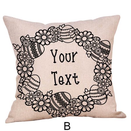Easter Day Pillow Cover Sofa Cover Cushion Cover Custom Home Decoration 08HWC15A#4807 2022 the Hot Easter Day Pillow