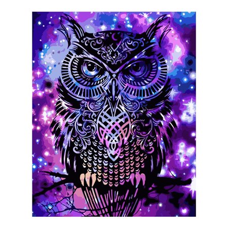 DIY Oil Painting 16 X 20 Inch with Brushes and Pigment (Without Frame) - Uscallm 2022 Multicolor H#7751-a-H#7751