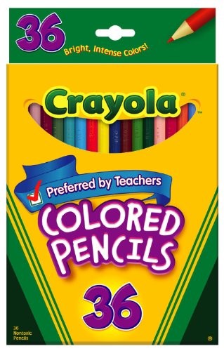 Crayola 36ct Colored Pencils, Case of 12 Packs