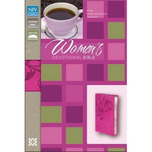 599077 Niv Womens Devotional Bible Raspberry Duotone